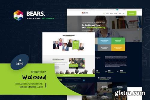 Bear\'s - Advisor Agency PSD Template