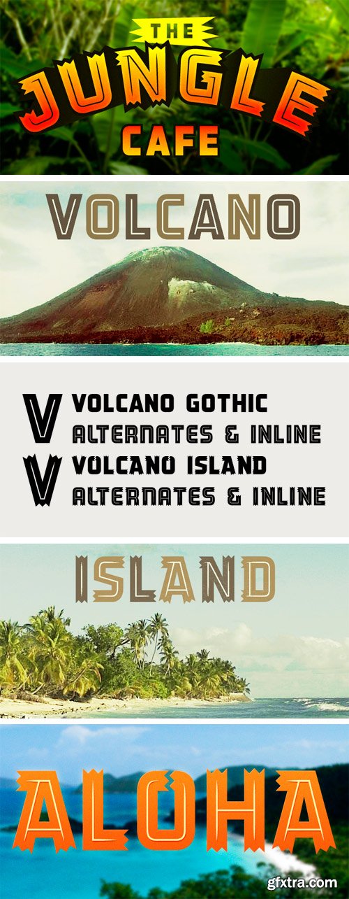 Volcano Font Family