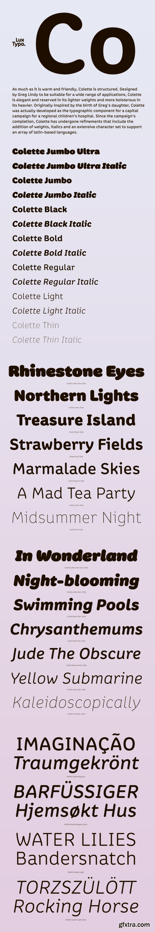 Colette Font Family