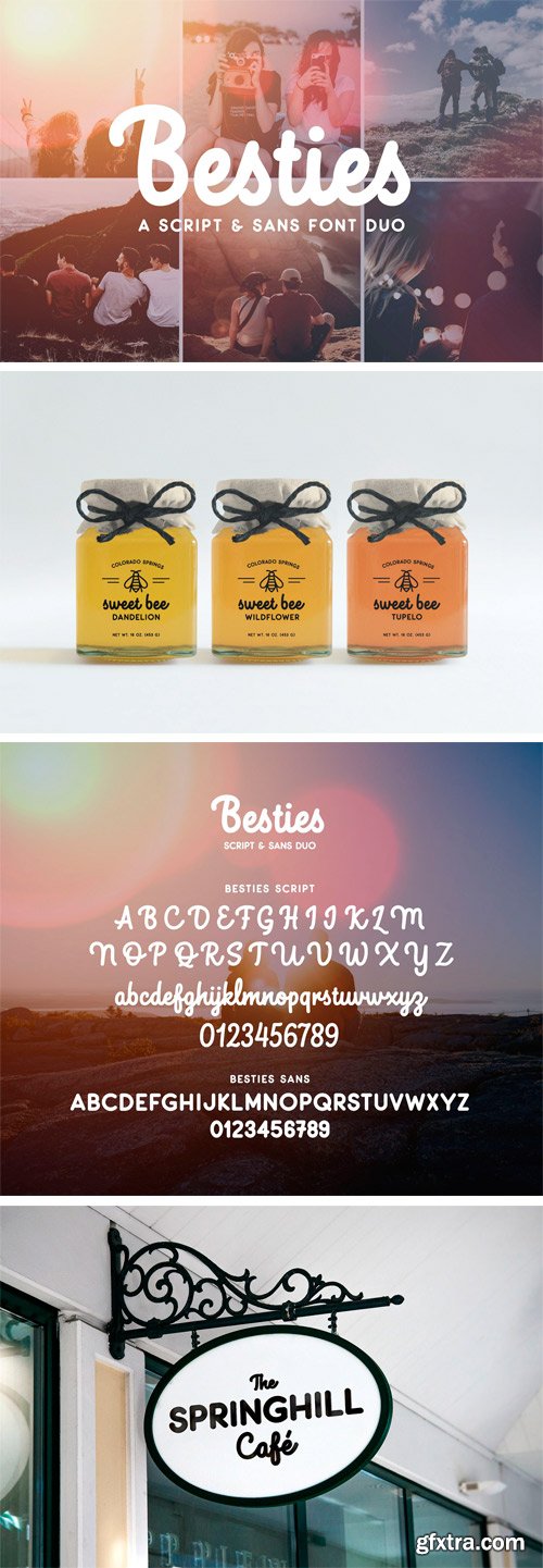 Besties Font Duo