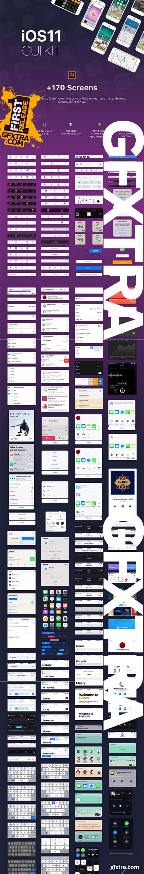 iOS11 GUI KIT