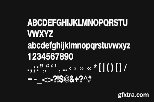 CM - HEXA - Modern Display Typeface 2801001