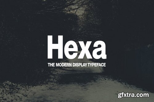 CM - HEXA - Modern Display Typeface 2801001