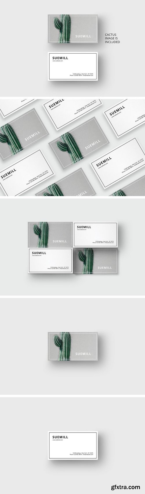 CM - Business card template with cactus 1688053