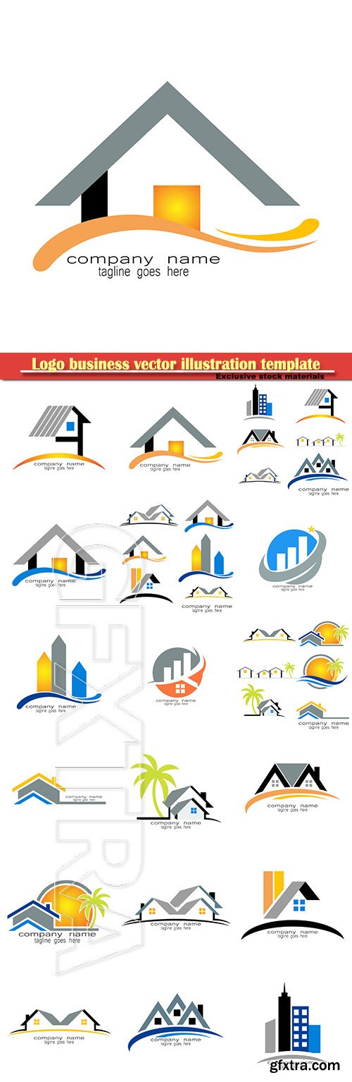 Logo business vector illustration template # 110