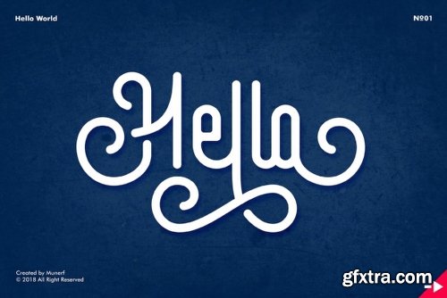 Hello World Font