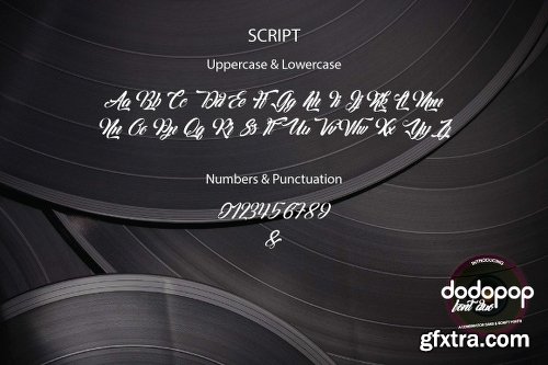 Dodopop Duo Font Family - 3 Fonts