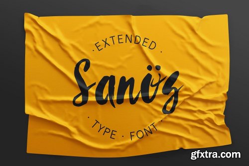 Sanos Extended Script Font