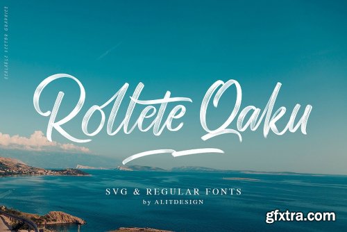 Rollete Qaku SVG & Regular Font Family - 6 Fonts