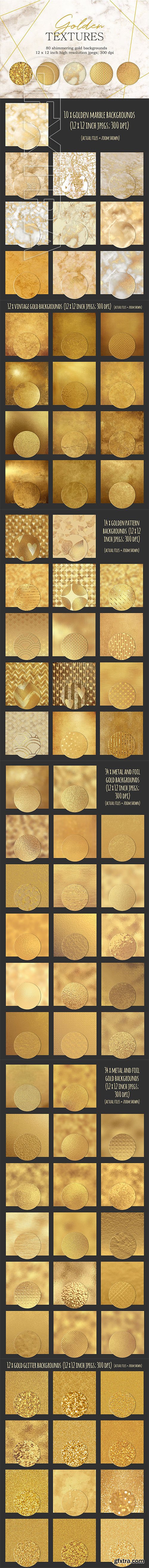 Gold textures bundle