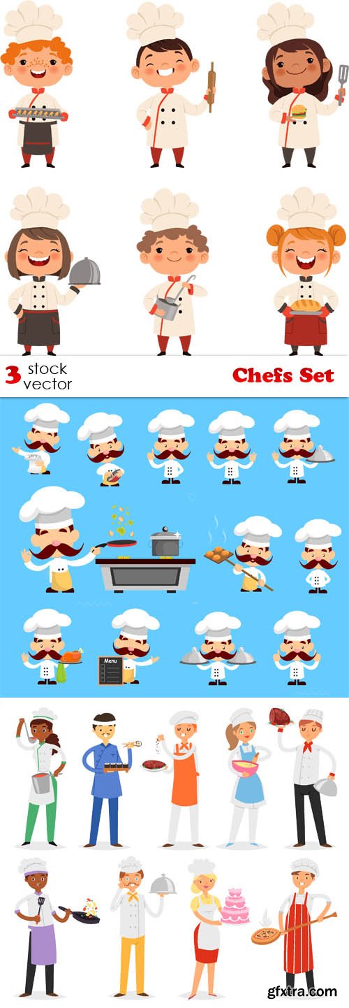 Vectors - Chefs Set 5