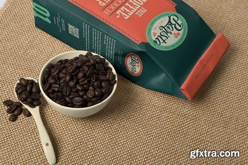 5 Coffee Pouch Mockups