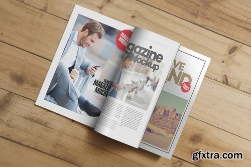 US Letter Size Magazine Mockups