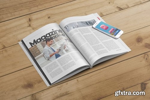 US Letter Size Magazine Mockups