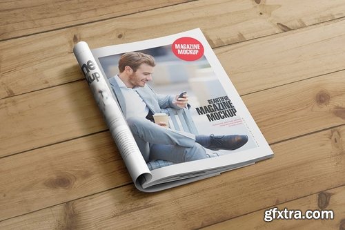 US Letter Size Magazine Mockups