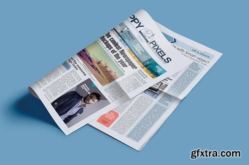 Professional Newspaper PSD Mockups