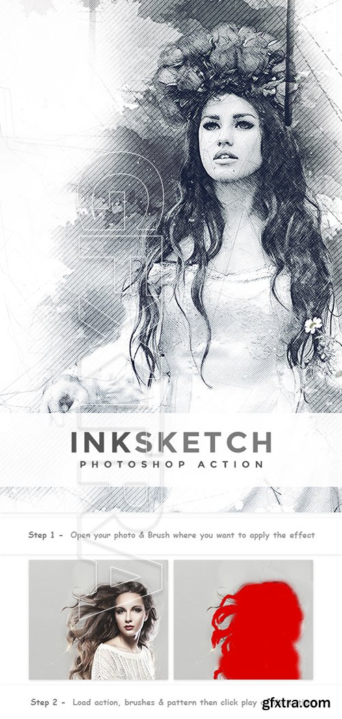 GraphicRiver - Inksketch PS Action 22347140