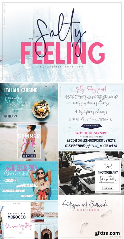 CM - Salty Feeling font duo 2695809