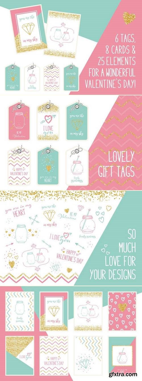 Valentine`s Day Vector Bundle