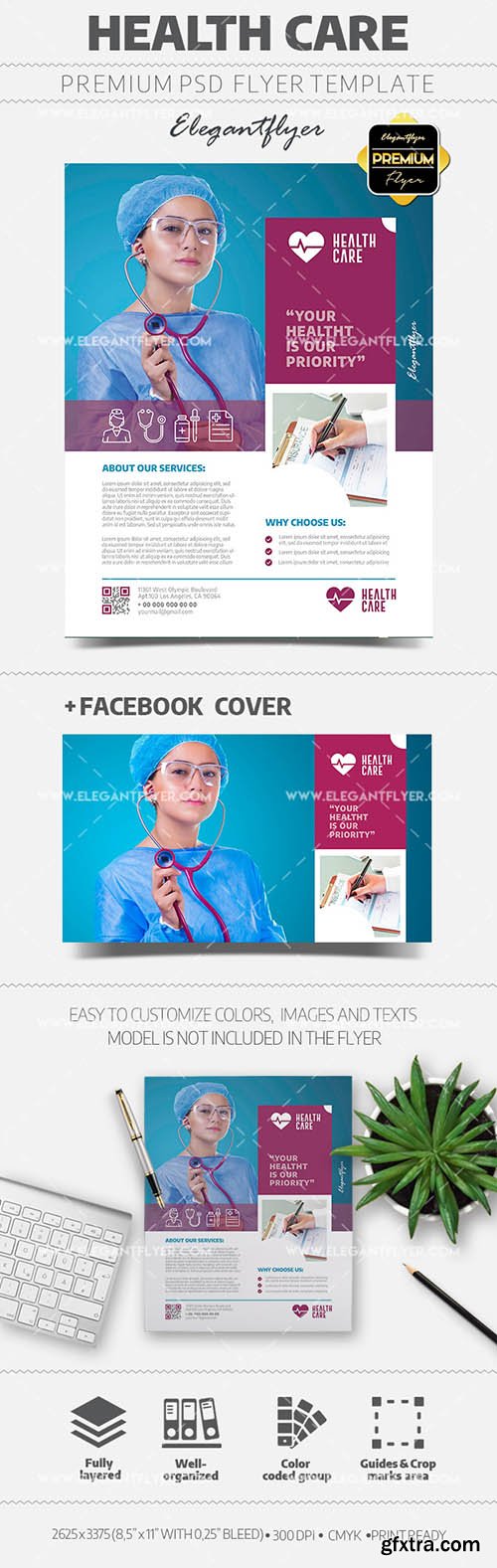 Health Care – Flyer PSD Template