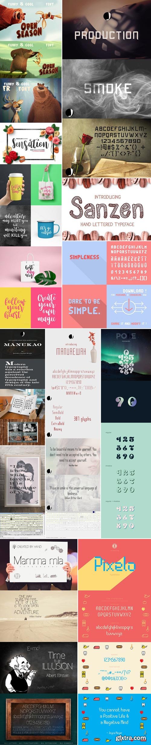 Mix Fonts Bundle 26