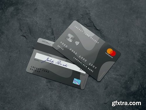 Credit Card  Membership Card MockUp