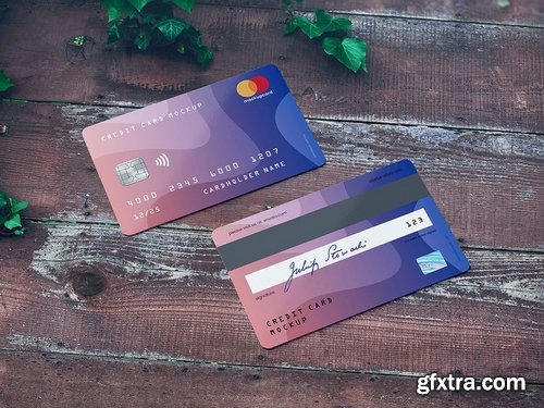 Credit Card  Membership Card MockUp