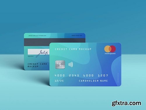 Credit Card  Membership Card MockUp