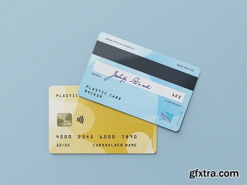 Plastic Card  Bank Card MockUp