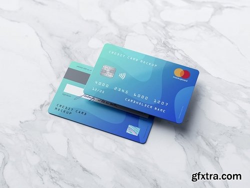 Credit Card  Membership Card MockUp