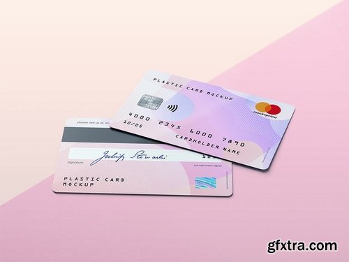 Plastic Card  Bank Card MockUp