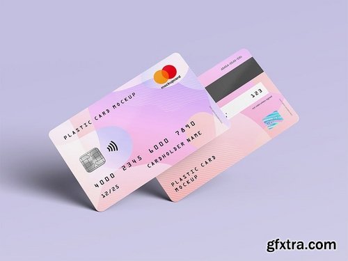 Plastic Card  Bank Card MockUp