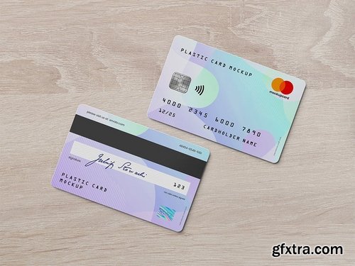 Plastic Card  Bank Card MockUp