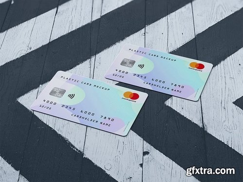 Plastic Card  Bank Card MockUp