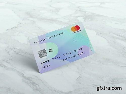 Plastic Card  Bank Card MockUp