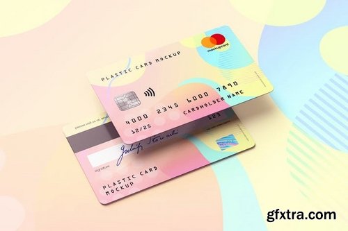 Plastic Card  Bank Card MockUp