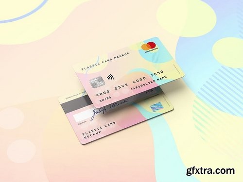 Plastic Card  Bank Card MockUp