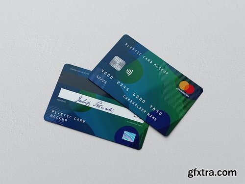 Plastic Card  Bank Card MockUp