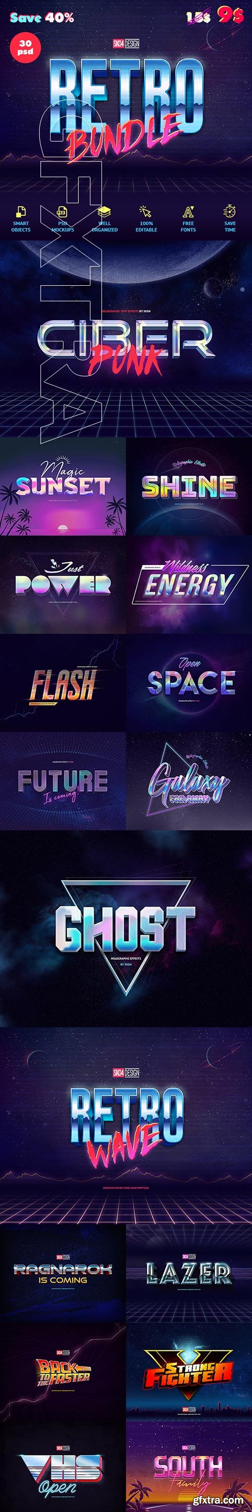 GraphicRiver - 80s Bundle - Text Effects 22369153