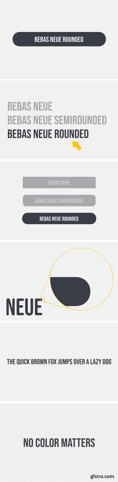 Bebas Neue Rounded Font