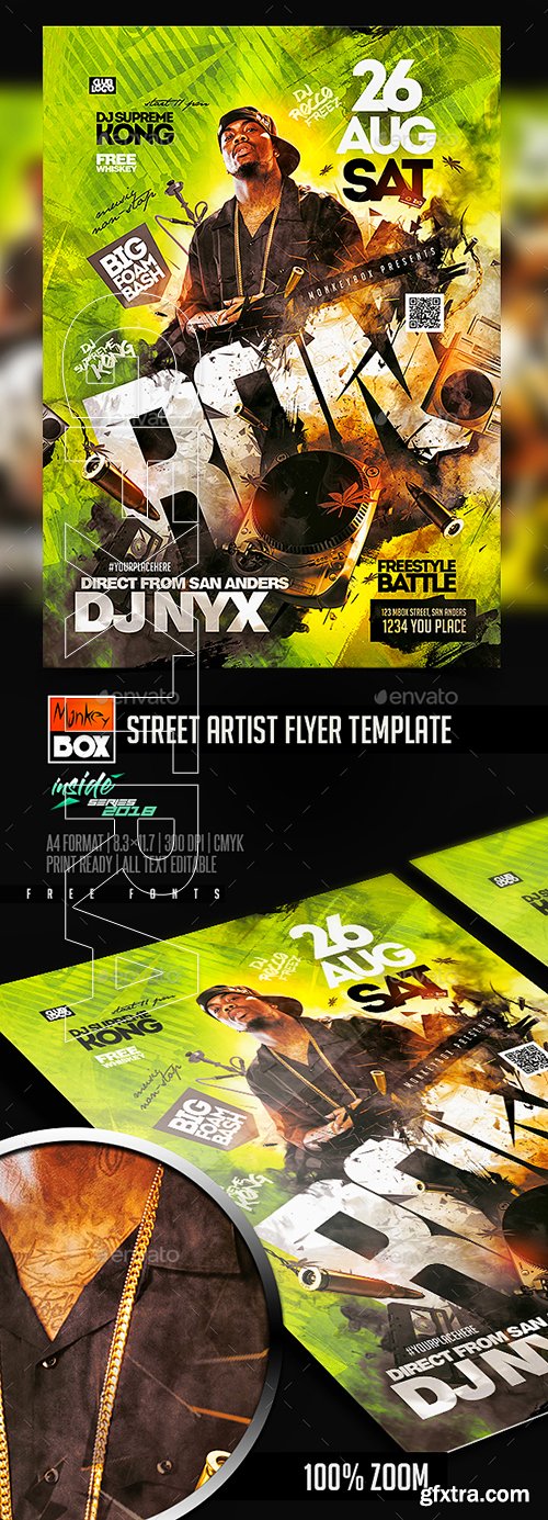 GraphicRiver - Street Artist Flyer Template 22379212