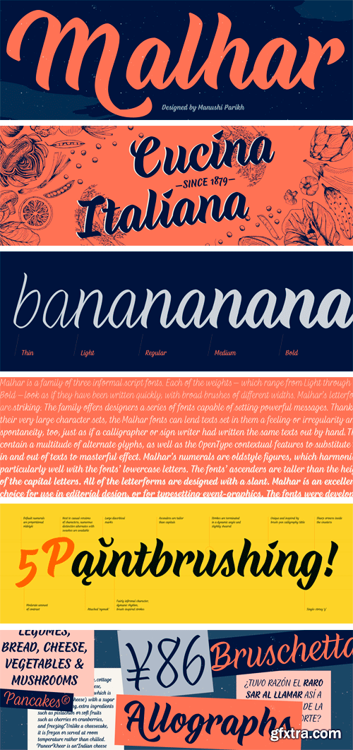 Malhar Font Family