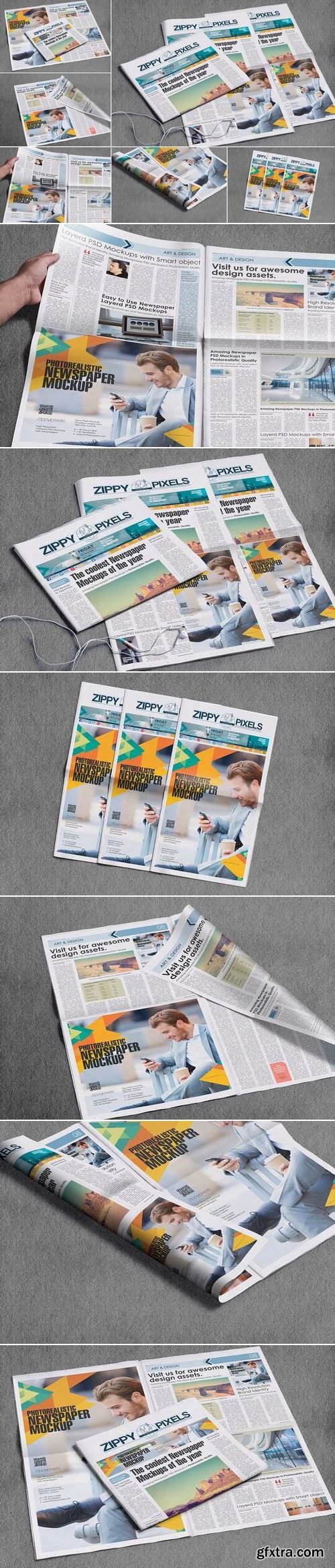 Newspaper Design Mockups