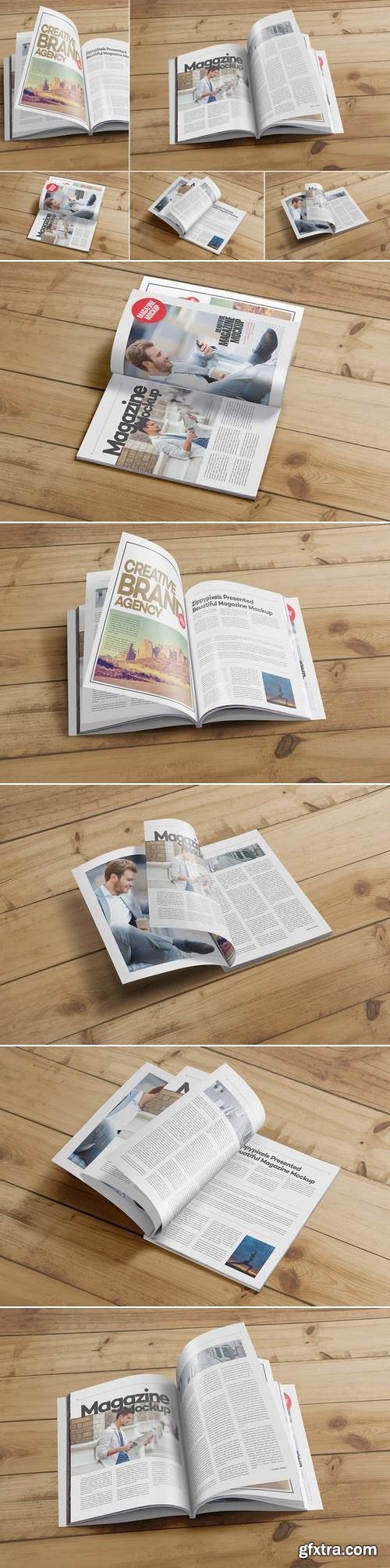 Magazine Mockups PSD