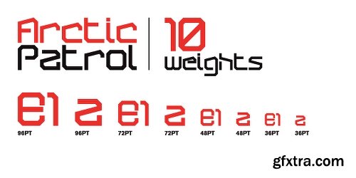 Futuristic Font Bundle - 33 Font Family - 99 Fonts