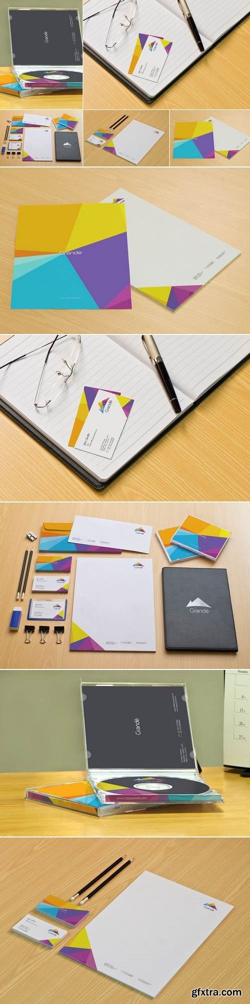 Office Stationery Branding Mockups