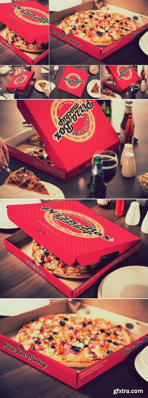 Pizza Packaging Mockups