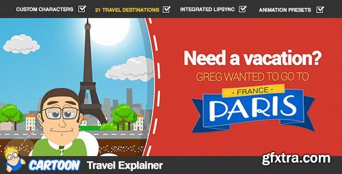 Videohive Cartoon Travel Explainer 8068670