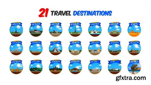 Videohive Cartoon Travel Explainer 8068670