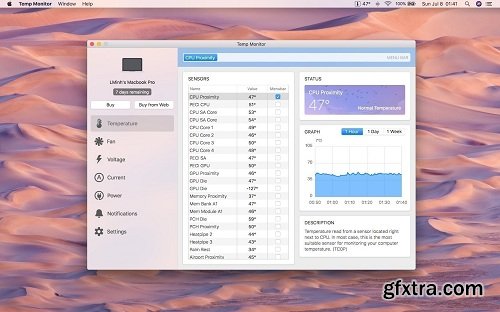 Temp Monitor 1.1.1 macOS